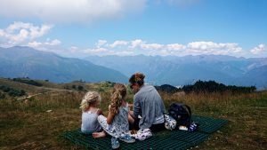 Picnic at the top of Mottarone