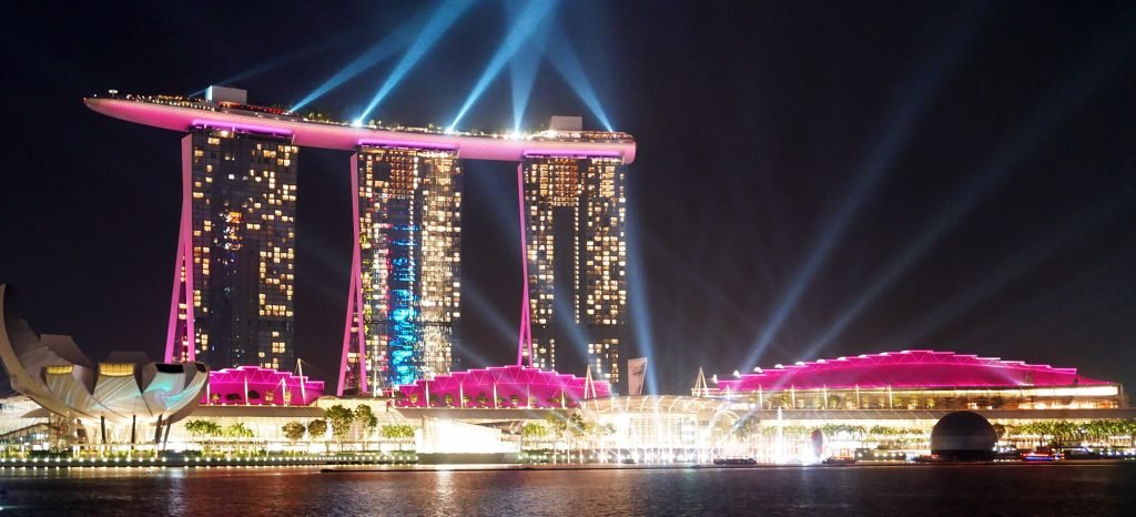 Singapore Marina Bay Night